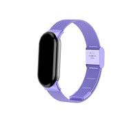 EMAIGlPO Correa de malla metálica de acero inoxidable compatible con for Xiaomi Band 9, accesorios de repuesto, correa de reloj apta for reloj Miband 8
