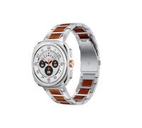 EMAIGlPO Correa de metal apta for Samsung Galaxy Watch Ultra de 47 mm, pulsera deportiva de acero inoxidable en palisandro, pulsera apta for Galaxy Watch 7 Ultra(Silver)