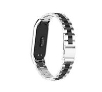 EMAIGlPO Correa de Metal apta for Xiaomi Band 9 8 7 6 5 4 3 pulsera de acero inoxidable apta for Mi Band 9/8 for Miband 7 Accesorios de Correa