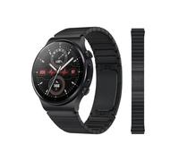 EMAIGlPO Correa de Metal de 22mm compatible con for Huawei Watch 4/3/GT5-4-3-2 Pro 2e, pulsera de acero inoxidable de 46mm compatible con correa for Amazfit GTR4 /Samsung Gear S3