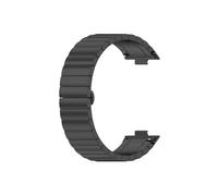 EMAIGlPO Correa de Metal de acero inoxidable apta for Huawei Watch Fit 3, pulsera de repuesto for reloj, pulseras, correas for hombres y mujeres(Black)