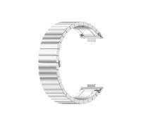 EMAIGlPO Correa de Metal de acero inoxidable apta for Huawei Watch Fit 3, pulsera de repuesto for reloj, pulseras, correas for hombres y mujeres(Silver)