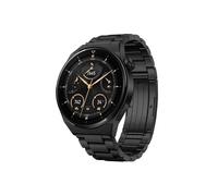 EMAIGlPO Correa de Metal de titanio apta for Huawei Watch GT 5 Pro, pulsera de negocios, pulsera de eslabones definitiva, apta for Huawei GT5 Pro Band(Black,22mm)