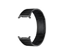 EMAIGlPO Correa de metal de titanio compatible con for Samsung Galaxy Watch 7 Ultra de 47 mm Correa de liberación rápida compatible con pulsera for Galaxy Watch 7 Ultra(Black)
