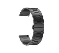 EMAIGlPO Correa de reloj adecuada for Huawei GT5 Pro, compatible con for watchGT4, aleación de titanio, metal, tres tiras de acero, 46mm, universal, 22mm(Black)
