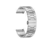 EMAIGlPO Correa de reloj adecuada for Huawei GT5 Pro, compatible con for watchGT4, aleación de titanio, metal, tres tiras de acero, 46mm, universal, 22mm(Silver)