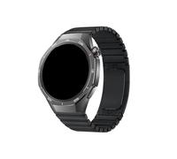 EMAIGlPO Correa de reloj de 22 mm apta for Huawei Watch GT5 5Pro Correa de 46 mm Pulsera de acero inoxidable de metal apta for Huawei Watch 3 4 4Pro GT 5 4 3 2 2e Band(Black,For Huawei Watch 4-4Pro)