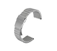 EMAIGlPO Correa de reloj de acero inoxidable 316L de 22 mm y 24 mm compatible con correa de malla for Breitling con hebilla plegable de 24 mm(24mm)