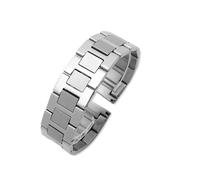 EMAIGlPO Correa de reloj de acero sólido apta for Cartier/Tank/London Solo WSTA0029 WSTA0041W5200013 correa de reloj 16 20 22 23mm(16mm)