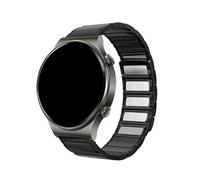 EMAIGlPO Correa de reloj de cadena tejida con correa de acero inoxidable y metal compatible con for Huawei GT5/GT4/Watch 3 Pro(Grey-2,22mm)