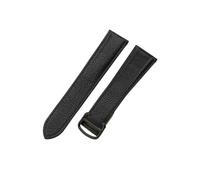 EMAIGlPO Correa de reloj de cuero genuino apta for Cartier Tank pequeño mediano Wsta0028 Correa Solo suave cómoda correa de reloj for hombres y mujeres 16 17 20 22mm(Black-Black-Z4,25mm)