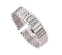 EMAIGlPO Correa de reloj de pulsera de acero inoxidable de 16 mm, 18 mm, 20 mm y 22 mm for mujer y hombre(22mm)