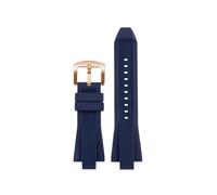 EMAIGlPO Correa de reloj de silicona apta for pulsera Michael Kors Mk 8184 8729 9020 MK8152 MK9020 9026 8296 8445 correa de reloj for hombre 29x13mm naranja azul