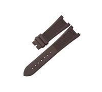 EMAIGlPO Correa de reloj de silicona compatible con correa de reloj for Patek Philippe 5711 5712g Correa de reloj for hombre Nautilus Interfaz especial 25 mm * 13 mm(Brown-no buckle)
