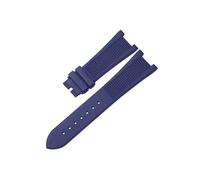 EMAIGlPO Correa de reloj de silicona compatible con correa de reloj for Patek Philippe 5711 5712g Correa de reloj for hombre Nautilus Interfaz especial 25 mm * 13 mm(Blue-no buckle)