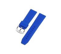 EMAIGlPO Correa de reloj de silicona de 16mm, 18mm, 20mm, 22mm y 24mm, correa de goma de liberación rápida, pulsera impermeable, pulsera deportiva de repuesto Universal(Blue,18mm)