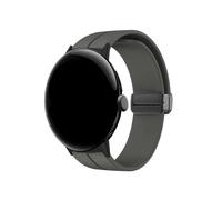 EMAIGlPO Correa de silicona apta for Google Pixel Watch 3, Correa deportiva de 45mm, accesorios reemplazados aptos for pulsera Pixel WATCH 3 de 45MM(Black deep grey,For Pixel watch 2 3 41mm)