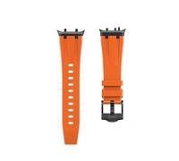 EMAIGlPO Correa de silicona apta for Huawei Watch D2, accesorios for cinturón de reloj, pulsera, Correa apta for Huawei Watch D2, pulsera deportiva reemplazable(Black Orange)
