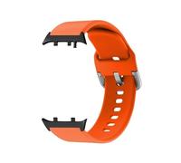 EMAIGlPO Correa de silicona compatible con el reemplazo de pulsera for Huawei Watch D2 (protege el recordatorio del airbag).(Orange)