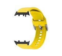 EMAIGlPO Correa de silicona compatible con el reemplazo de pulsera for Huawei Watch D2 (protege el recordatorio del airbag).(Yellow)