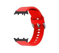 EMAIGlPO Correa de silicona compatible con el reemplazo de pulsera for Huawei Watch D2 (protege el recordatorio del airbag).(Red)