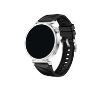 EMAIGlPO Correa de silicona de 18mm con hebilla colorida for Huawei Watch Gt 5, correa de silicona de 41mm for Huawei Gt4, accesorios de 41mm(Black)
