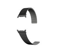 EMAIGlPO Correa de silicona de ajuste rápido for Samsung Galaxy Watch 7 Ultra de 47 mm, compatible con Watch 7 Ultra de 47 mm, sin espacios(Black-B)