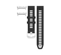 EMAIGlPO Correa de silicona de dos tonos compatible con la correa deportiva for Huawei Watch D2.(Black 1)
