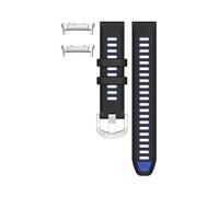 EMAIGlPO Correa de silicona de dos tonos compatible con la correa deportiva for Huawei Watch D2.(Black 2)