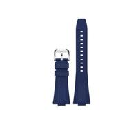 EMAIGlPO Correa de silicona de liberación rápida compatible con for Tissot PRX T137.407/T137.410 Super Player, pulsera de goma convexa for reloj de hombre de 40mm, 12mm(Royal blue)
