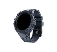 EMAIGlPO Correa de una pieza apta for Samsung Galaxy Watch5 Pro, banda de 45mm con funda protectora de parachoques, pulsera deportiva de silicona, pulsera sin espacios