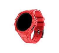 EMAIGlPO Correa de una pieza apta for Samsung Galaxy Watch5 Pro, banda de 45mm con funda protectora de parachoques, pulsera deportiva de silicona, pulsera sin espacios