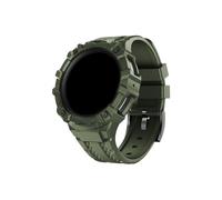 EMAIGlPO Correa de una pieza apta for Samsung Galaxy Watch5 Pro, banda de 45mm con funda protectora de parachoques, pulsera deportiva de silicona, pulsera sin espacios