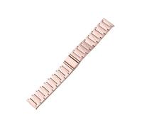 EMAIGlPO Correa deportiva adecuada for Huawei GT2 GT3, correa dentada adecuada for Honor Magic2, correa de acero inoxidable for hombres y mujeres(Rose gold)