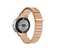EMAIGlPO Correa deportiva de acero inoxidable apta for Google Pixel Watch 2, correa de Metal apta for Google Pixel Watch, correa de repuesto(Rose Gold,For Pixel Watch)
