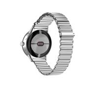 EMAIGlPO Correa deportiva de acero inoxidable apta for Google Pixel Watch 2, correa de Metal apta for Google Pixel Watch, correa de repuesto(Silver,For Pixel Watch)