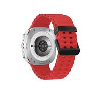 EMAIGlPO Correa deportiva de silicona compatible con for Samsung Galaxy Watch 7 Ultra de 47 mm, correa de bucle suave y transpirable, sin espacios, pulsera compatible con for Galaxy 7 ULTRA de 47 mm