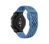 EMAIGlPO Correa deportiva de silicona transpirable, compatible con for Amazfit T-REX 3 y 2.(Blue,For Amazfit T-REX 2)
