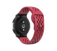EMAIGlPO Correa deportiva de silicona transpirable, compatible con for Amazfit T-REX 3 y 2.(Red,For Amazfit T-REX 2Ultra)