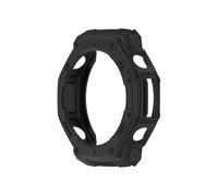 EMAIGlPO Correa/estuche de silicona aptos for el kit de reemplazo del reloj for Huami Amazfit T-Rex 3(Black shell)