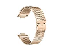 EMAIGlPO Correa milanesa compatible con for Huawei Watch Fit 3 2 1, repuesto de pulsera de metal(Rose gold,For huawei fit)