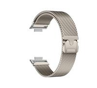 EMAIGlPO Correa milanesa compatible con for Huawei Watch Fit 3 2 1, repuesto de pulsera de metal(Titanium color,For huawei fit 3)