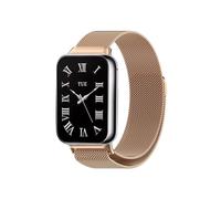 EMAIGlPO Correa milanesa de metal apta for Xiaomi Mi Band 9 Pro/Mi Band 8 Pro pulsera Loop Band Correa Correa apta for Redmi Watch 4 Correa Accesorios(Rose gold,For Mi Band 9 Pro)