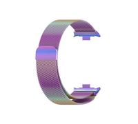 EMAIGlPO Correa milanesa de metal apta for Xiaomi Mi Band 9 Pro/Mi Band 8 Pro pulsera Loop Band Correa Correa apta for Redmi Watch 4 Correa Accesorios(Seven colors,For Mi Band 8 Pro)