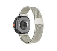 EMAIGlPO Correa Milanese Loop compatible con for Samsung Galaxy Watch 8/8, correa clásica de aleación metálica.(Starlight,For Galaxy Watch 8 44mm)