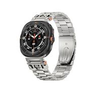 EMAIGlPO Correas de acero blindadas compatibles con la correa de metal del for Samsung Galaxy Watch Ultra.(Starlight)