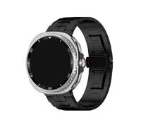 EMAIGlPO Correas de acero inoxidable Iron Man compatibles con for Samsung Galaxy Watch 8 (40 mm, 44 mm y 8 Classic, 46 mm)(Black,For Galaxy Watch 8 40mm)