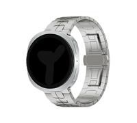EMAIGlPO Correas de acero inoxidable Iron Man compatibles con for Samsung Galaxy Watch 8 (40 mm, 44 mm y 8 Classic, 46 mm)(Titanium,For Galaxy8 classic 46mm)