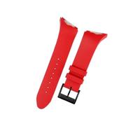 EMAIGlPO Correas de reloj de silicona aptas for correa de reloj for Hamilton serie Adventure H246551 H246150 aptas for Elvis Presley Black Man Correa 25mm(Red-Black)