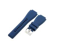 EMAIGlPO Correas de silicona deportivas resistentes al sudor compatibles con for Bell Ross BR01 BR03 de 24 mm(Blue-ST-K3,22mm)